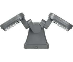 Foco LED de pared doble a batería LUFOS con detector de movimiento y protección IP44