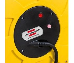 Enrollacables de carrete automático IP44 H07RN-F 3G1,5 para la industria y construcción