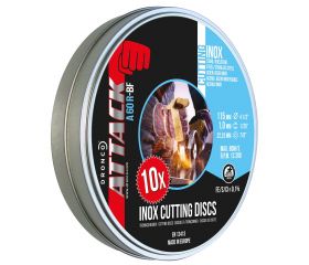 Lata de 10 discos de 115x1 mm