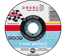 Disco de corte metal A 60 R Perfect Express 125 x 1,2 mm