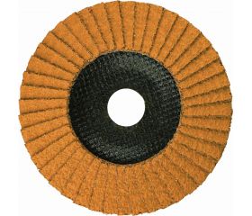Disco de láminas abrasivo cerámico CERA MAXX de 125 mm grano 80 y base plana