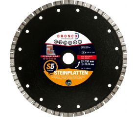 Disco de diamante Evolution S5 Turbo Placas de piedra (Antes EVT) Ø 180 mm