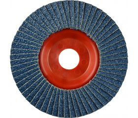 Disco de láminas abrasivo Zirconio ZIRCON TRIM (K-AZA) de 115 mm grano 40 y base plana