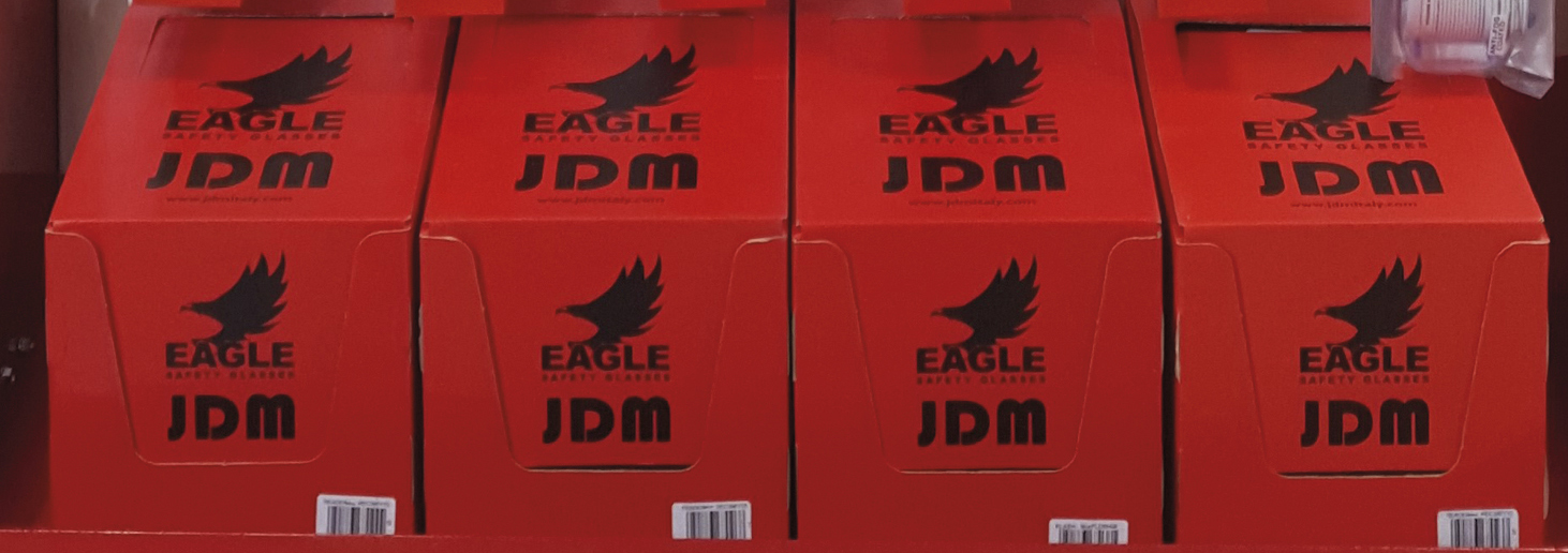 Expositor cartón rojo