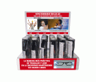 Expositor de sobremesa de metacrilato para gafas gaduadas con luz LED (18 gafas)