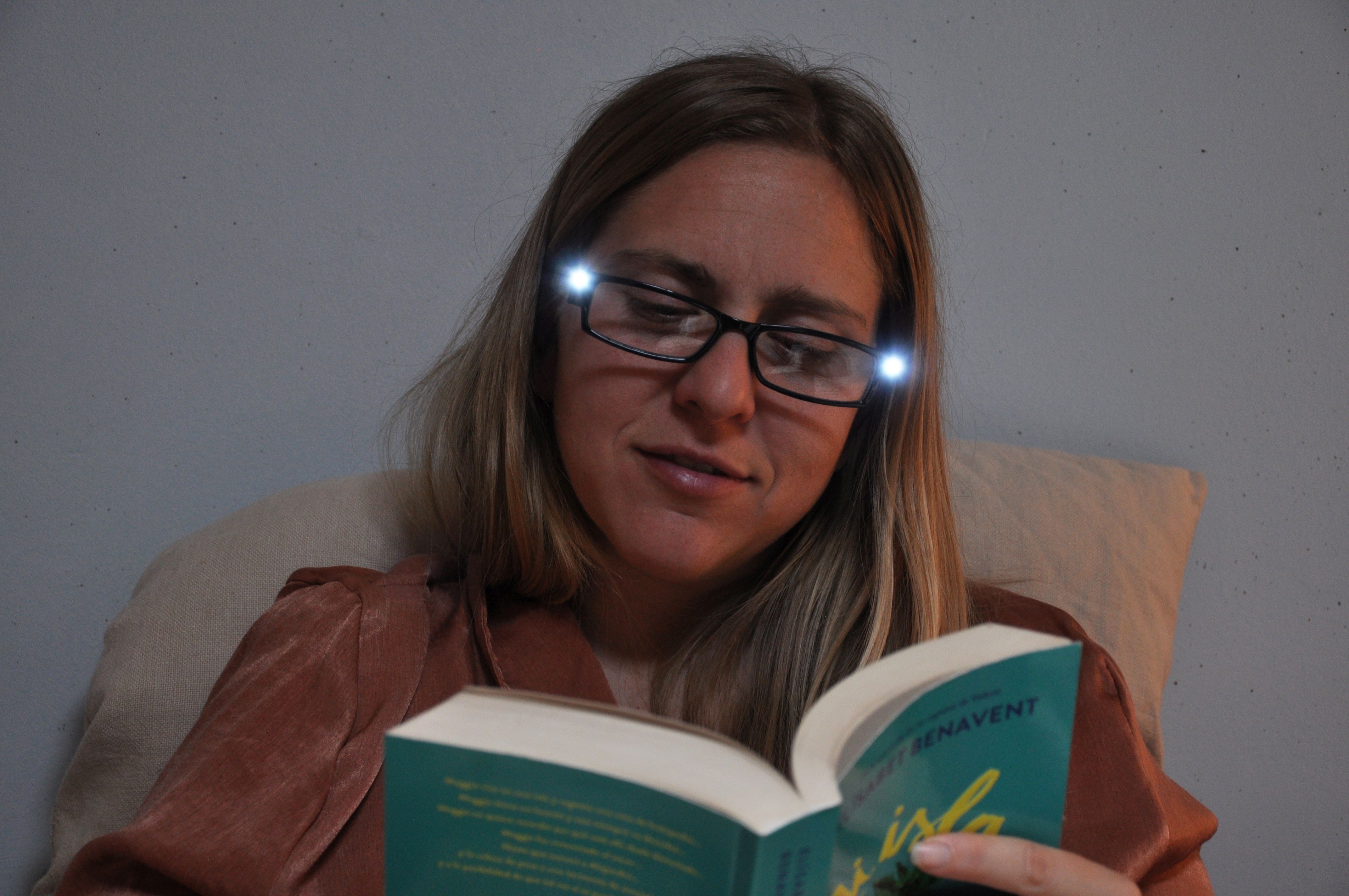 Gafas graduadas con luz LED