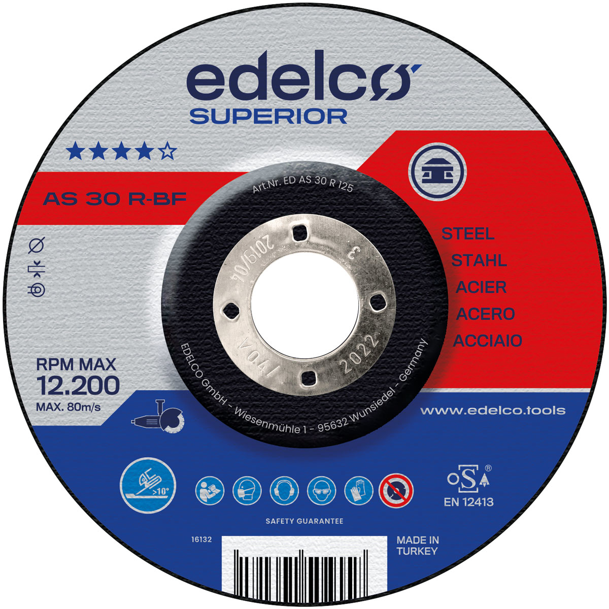 Disco de desbaste AS 30 R (115 mm)