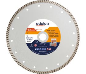 Disco de diamante para placas de piedra S3 Turbo (115x22 mm)