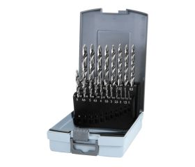 Juego de brocas HSS-G M2 con punta Step Tip para metal DIN 338 tipo UNI serie 105 Evomaxx