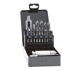 Juego machos de roscar a máquina Serie 520/33 de 16 piezas