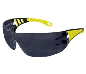 Gafas de seguridad solares con patillas amarillas EVO