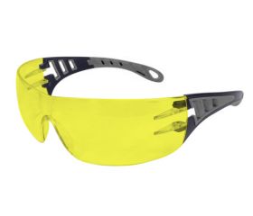 Gafas de seguridad alta visibilidad con patillas grises EVO