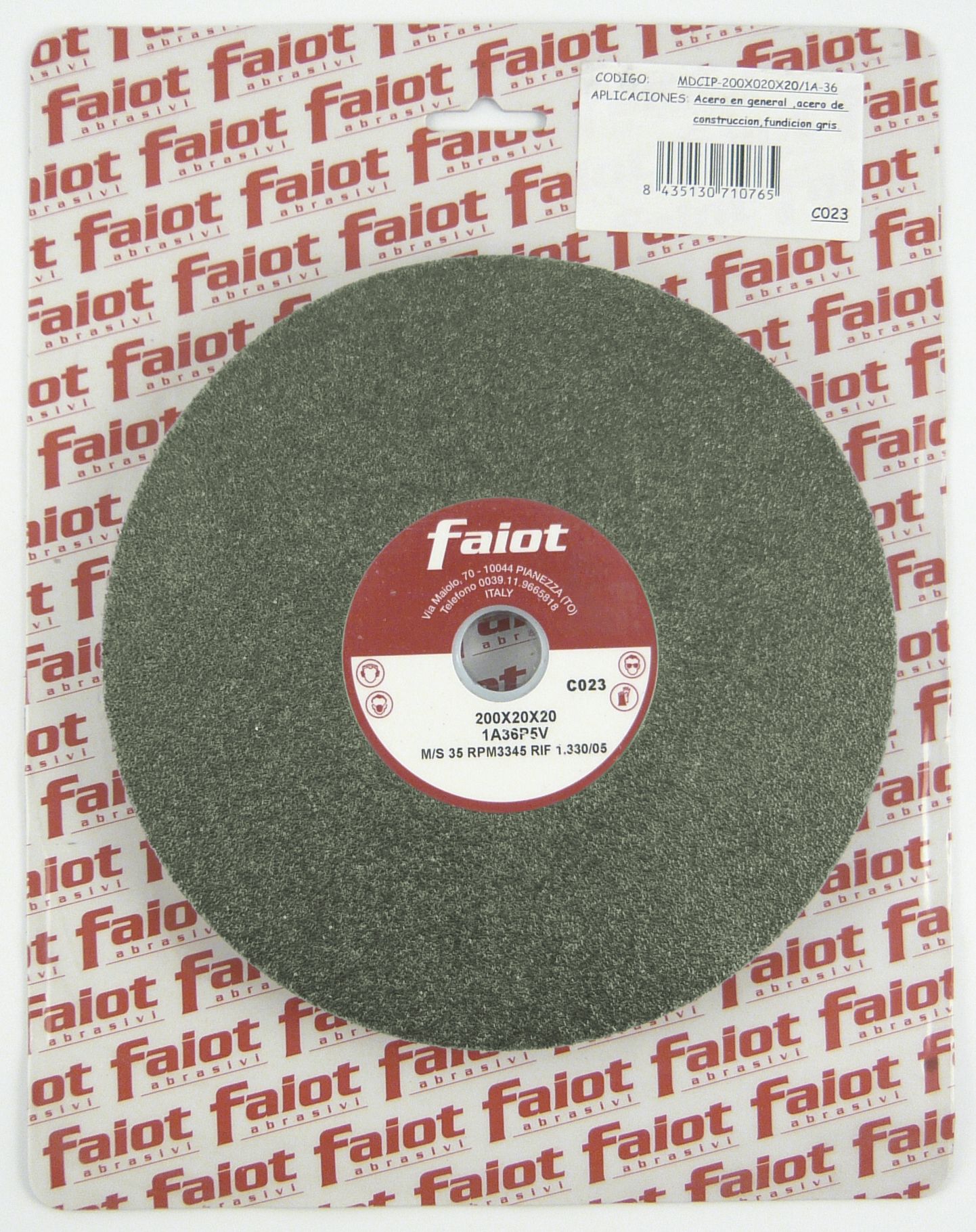 MDCIP-200X30x32/8C-80 Muela B