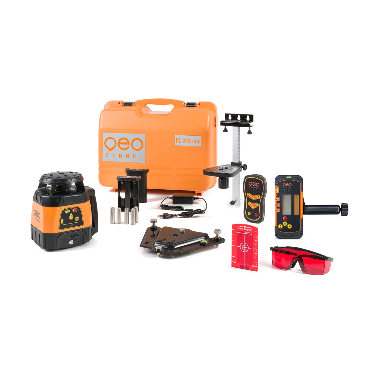 Nivel láser giratorio autonivelante FL 245HV+ con receptor FR 50