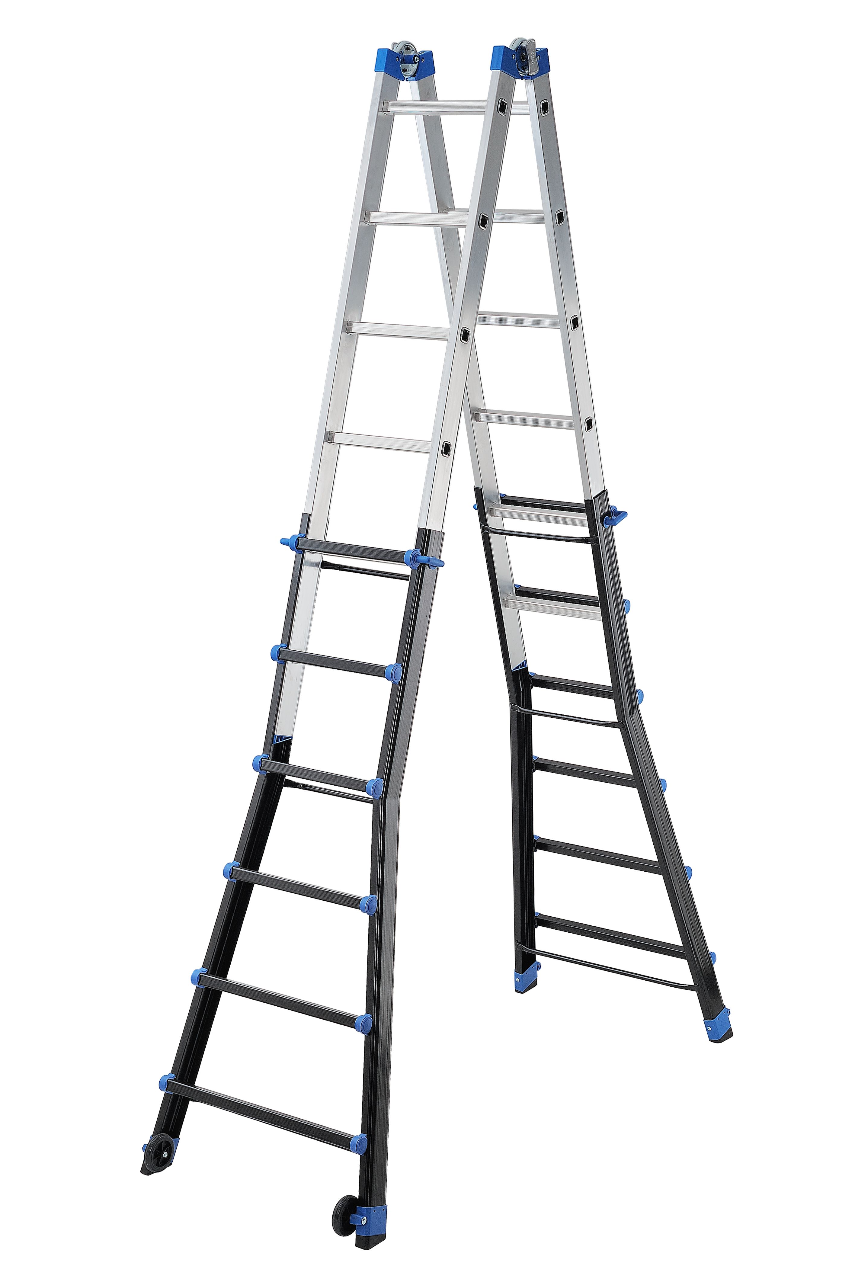 Escalera multifunción telescópica de aluminio PEPPina Pro (6+6) - antigua