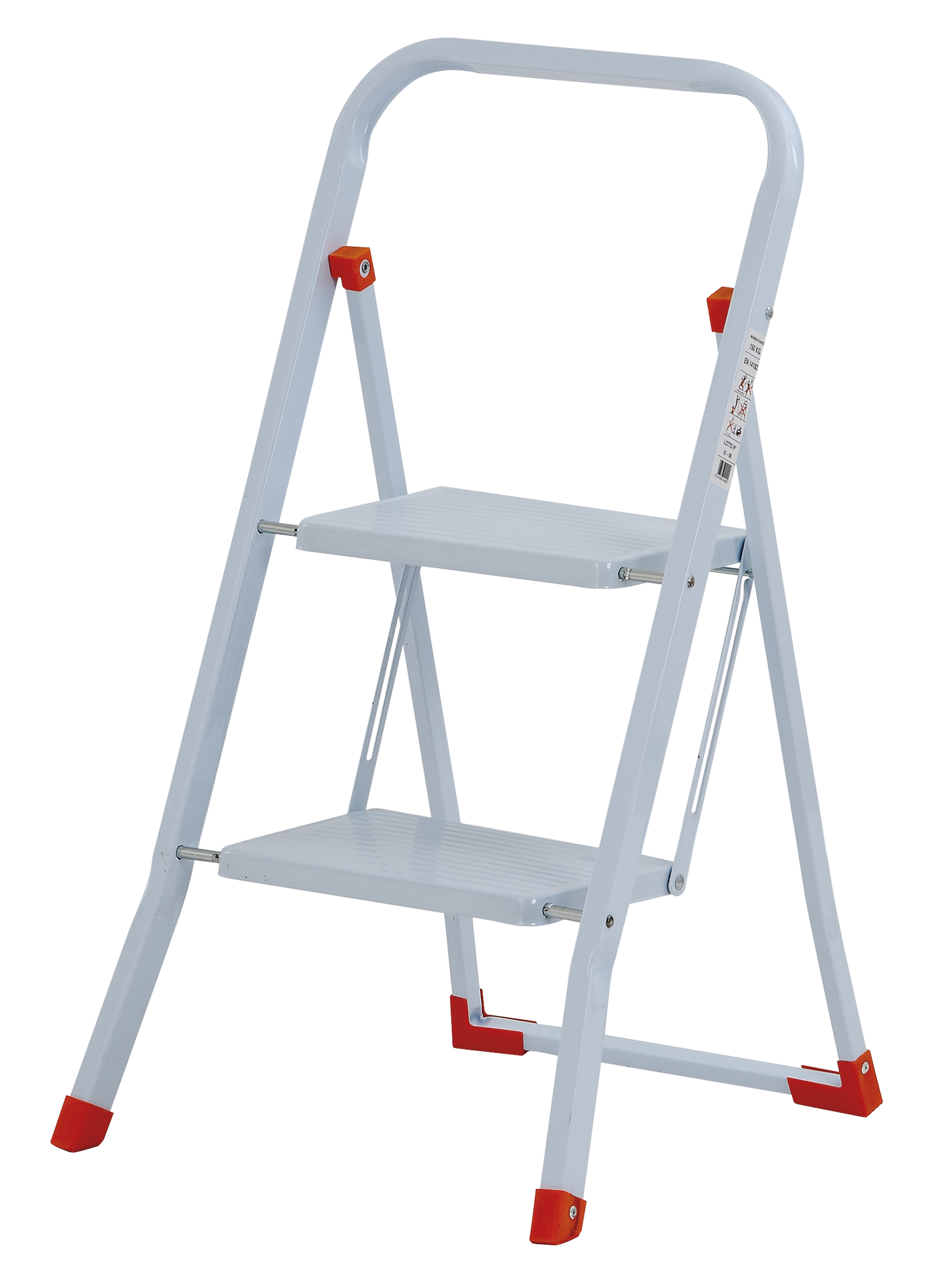 Mini escalera básica de acero Sempreutile (2 peldaños)