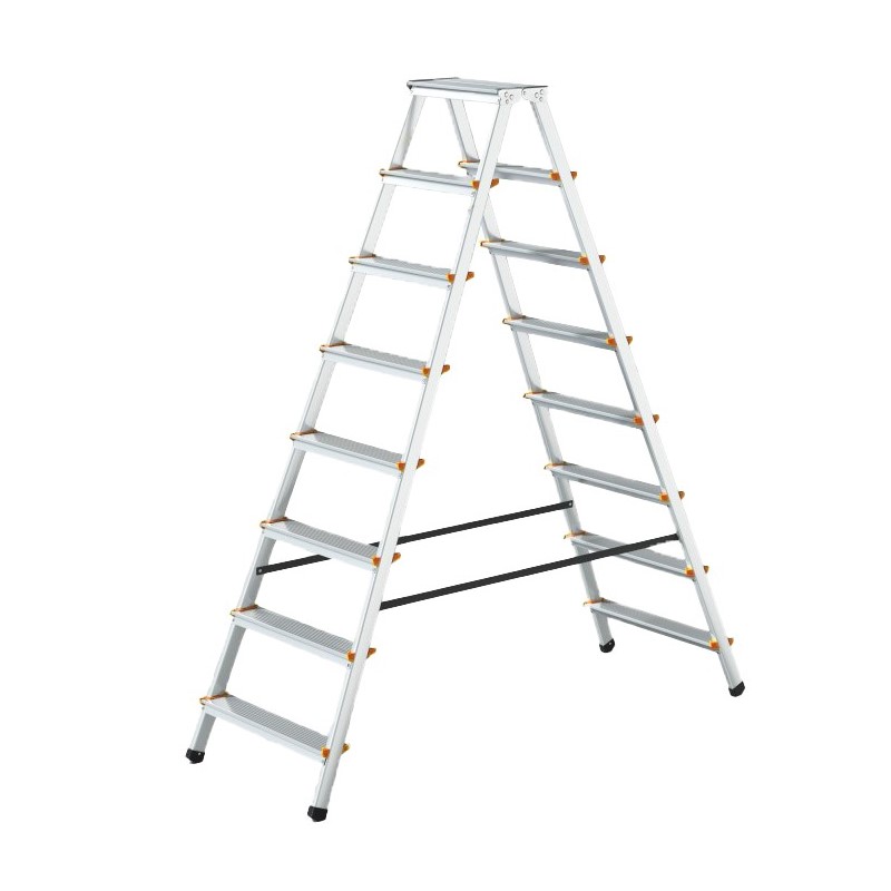 Escalera de tijera de doble subida Stylo (8 peldaños)