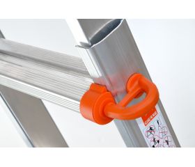 Escalera multiposición telescópica de aluminio PEPPina ALU125