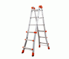 Escalera telescópica multifunción de aluminio PEPPina EN131 (3+4 peldaños)