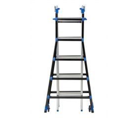 Escalera multifunción telescópica de aluminio PEPPina PRO ALU150