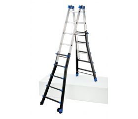 Escalera multifunción telescópica de aluminio PEPPina PRO ALU150