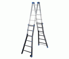 Escalera multifunción telescópica de aluminio PEPPina Pro (6+6) - antigua