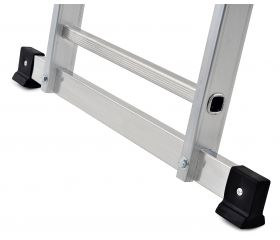 Escalera combinada de 2 tramos con estabilizador recto Modula