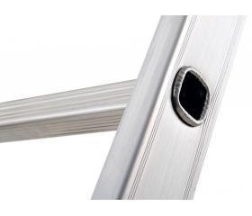 Escalera combinada de 2 tramos con estabilizador recto Modula