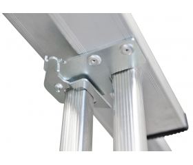 Escalera combinada de 2 tramos con estabilizador recto Modula