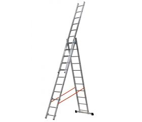 Escalera 3 tramos combinada de aluminio Modula 3x14