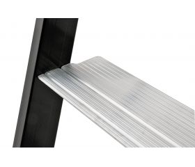 Escalera de tijera Stabila 60 Pro con peldaño ancho y barandillas