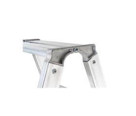 Escalera profesional de doble subida de aluminio plegable