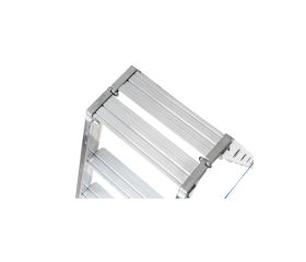 Escalera profesional de doble subida de aluminio plegable