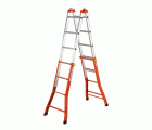 Escalera telescópica multiposición mixta Peppina 125 kg (4+5 peldaños)