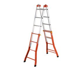 Escalera telescópica multiposición mixta Peppina 125 kg (4+5 peldaños)