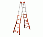 Escalera telescópica multiposición mixta Peppina 125 kg (5+5 peldaños)