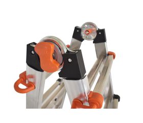 Escalera multiposición telescópica de aluminio PEPPina ALU125