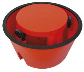 Taburete de plástico con ruedas Rollingstep