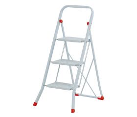 Mini escalera básica de acero Sempreutile (3 peldaños)