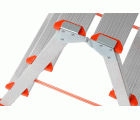 Escalera de tijera de aluminio de doble subida Stylo