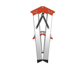 Taburete aluminio doble subida Doublestep