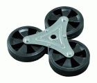 Rueda PVC triple