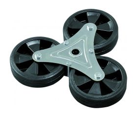 Rueda PVC triple