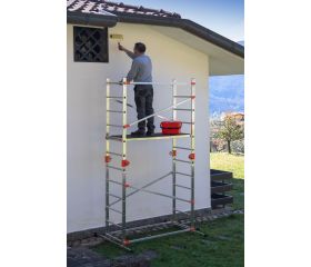 Andamio de aluminio combinado con sistema de anclaje rápido Fast and Lock 200