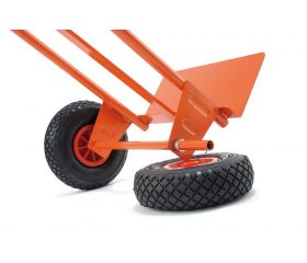 Carretilla de ruedas neumáticas y pala fija (200kg)
