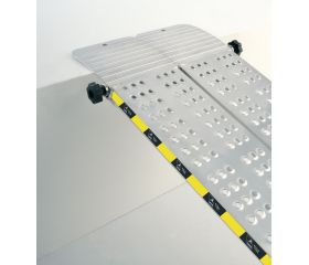 Rampa de carga de aluminio plegable