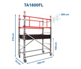 Andamio EN1004 de aluminio TA-FL