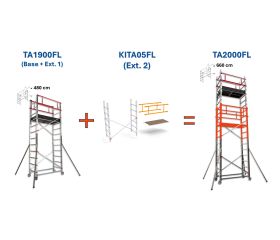 Andamio EN1004 de aluminio TA-FL