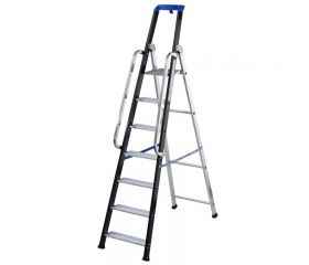 Escalera de tijera Stabila 60 Pro ALU 150 (7 peldaños)