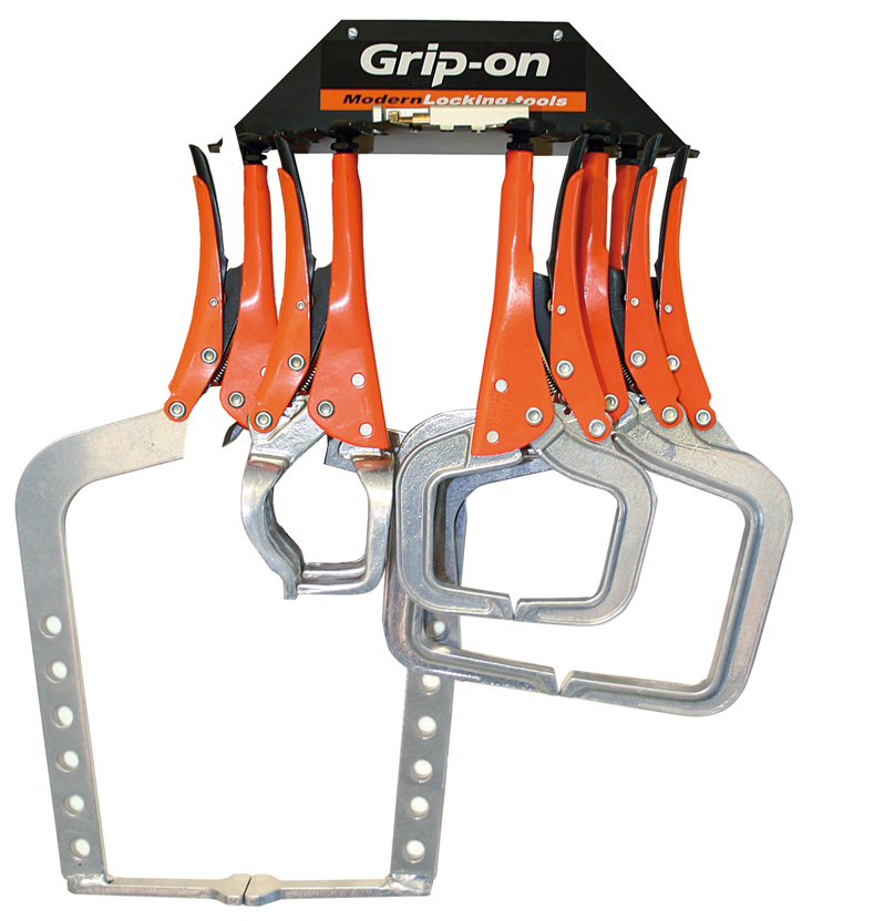 Expositor mural de Sargentos de Aluminio